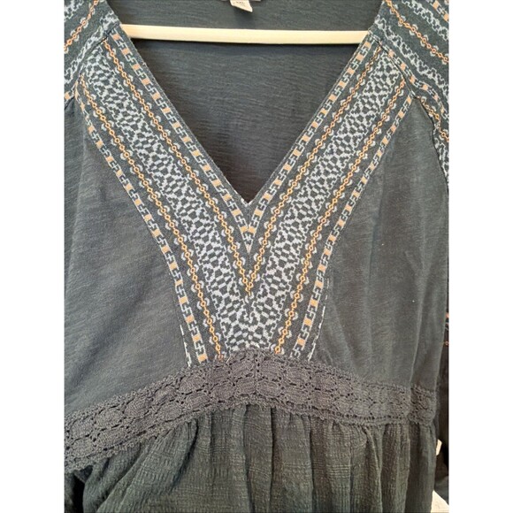 Time And True Mixed Peasant Top, Hobo Cottagecore Fairy XXL - Picture 4 of 8